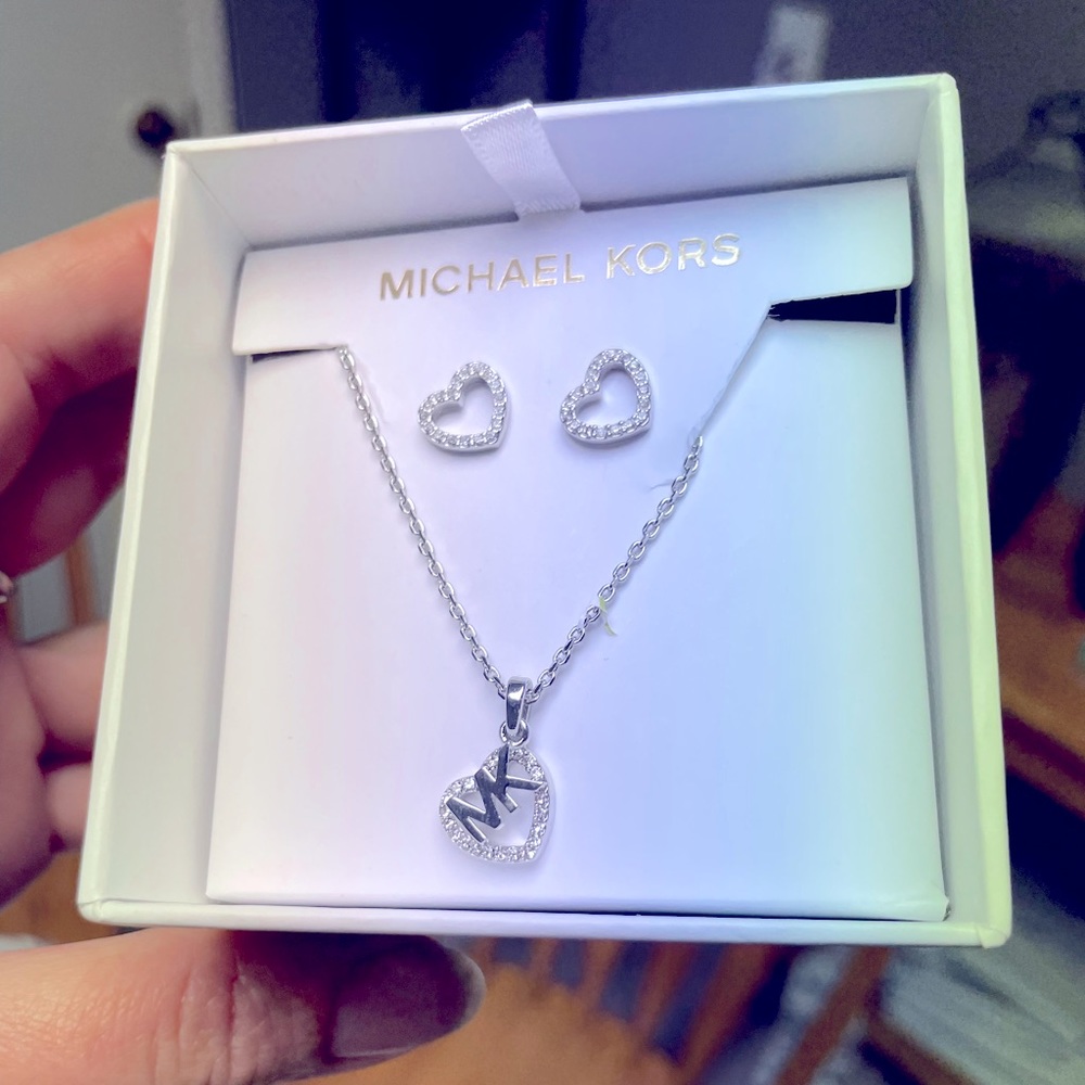 Michael Kors Necklace & Earring Set